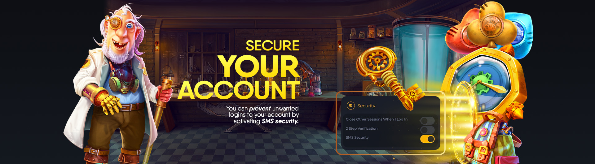Secure your account